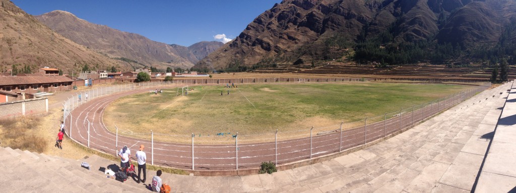 The beautiful STRIVE public running track - ready for our grand opening field day!