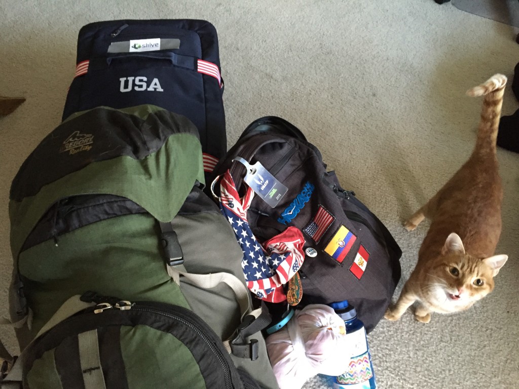 Packed up for 3 months in the Andes. RP wants to come too!