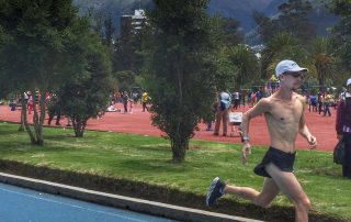 Tyler Andrews Quito Ecuador Track Running